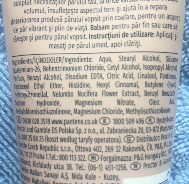 Ingredient Breakdown 9 Pantene Hair Biology Full & Vibrant Shampoo