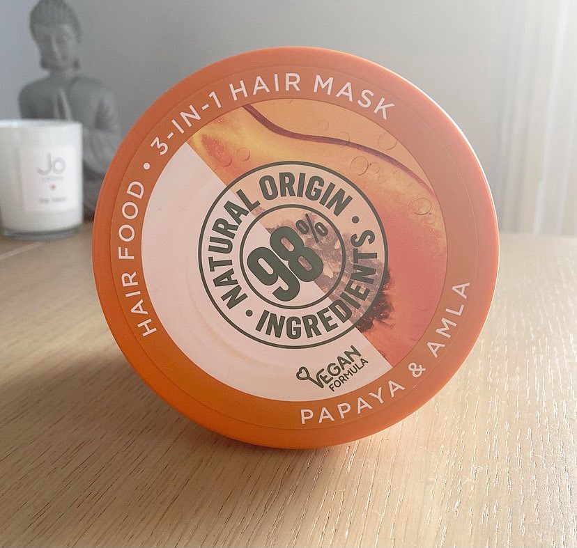 Garnier Ultimate Blends Repairing Hair Food Papaya 3-in-1 Hair Mask |  Review - jazminheavenblog